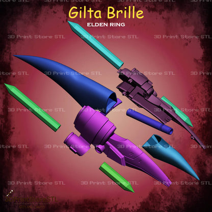 Gilta Brille Cosplay Shangri-La Frontier3D Print Model STL File 3DPrintStoreSTL