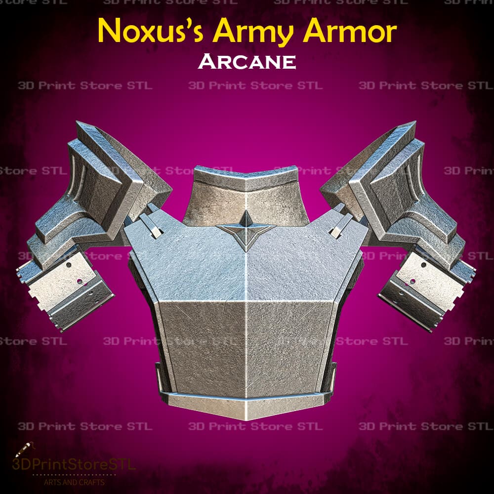 Noxus Army Armor Cosplay Arcane 3D Print Model STL File 3DPrintStoreSTL