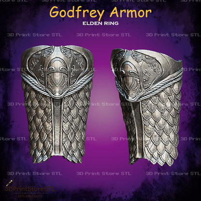 Godfrey Armor Cosplay Elden Ring 3D Print Model STL File 3DPrintStoreSTL