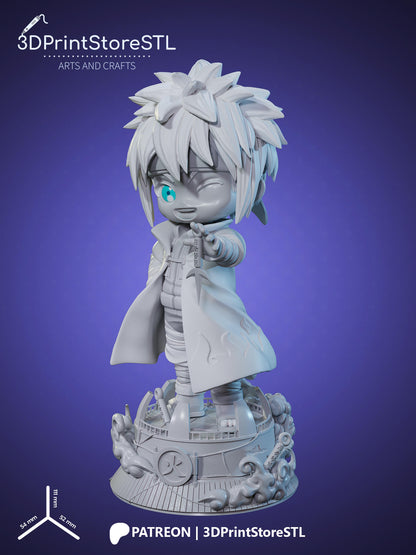 Namikaze Minato Chibi 3D Print Model STL File 3DPrintStoreSTL