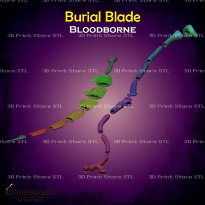 Burial Blade Cosplay Bloodborne 3D Print Model STL File 3DPrintStoreSTL