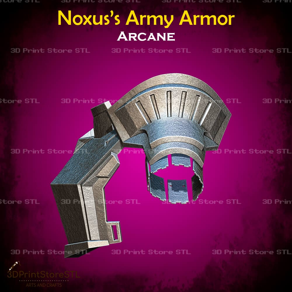 Noxus Army Armor Cosplay Arcane 3D Print Model STL File 3DPrintStoreSTL