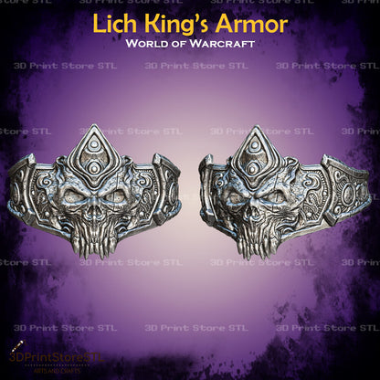 Lich King Armor Cosplay World Of Warcraft 3D Print Model STL File 3DPrintStoreSTL