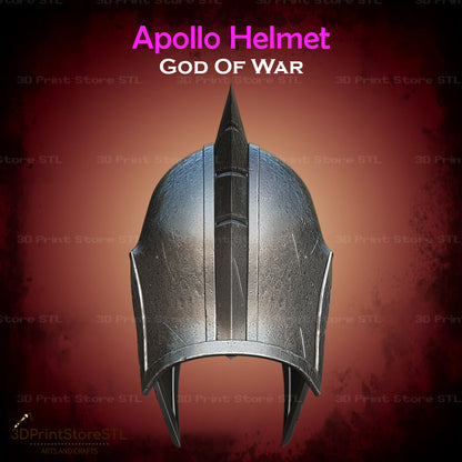 Apollo Helmet STL File for God of War Cosplay and 3D Print Model