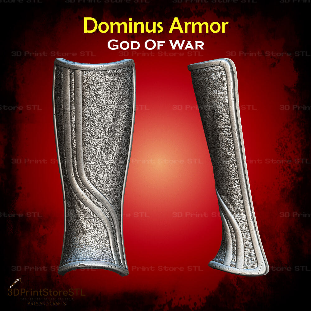 Dominus Armor STL File for God of War Cosplay and 3D Print Model