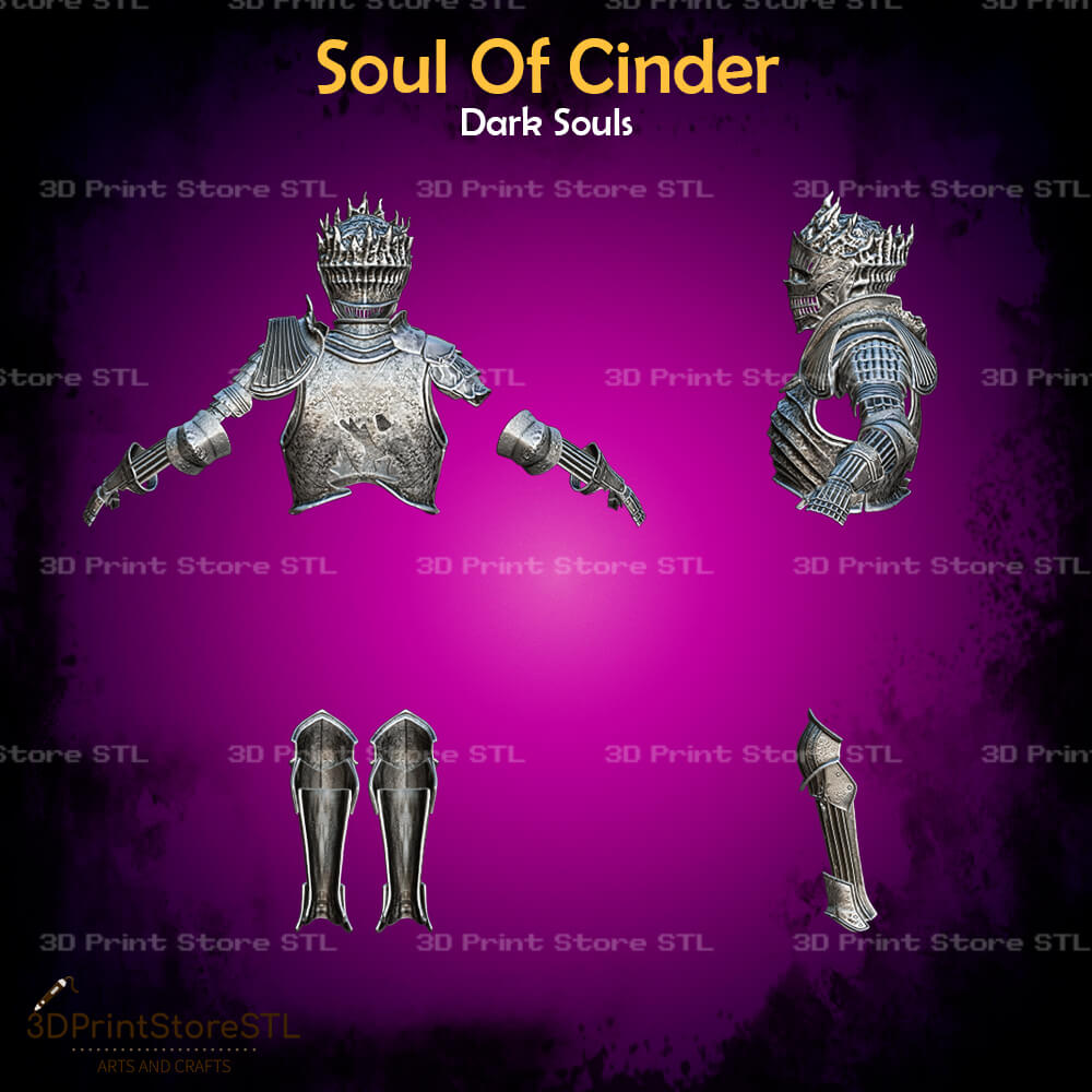 Firelink Set STL File for Dark Souls Cosplay and 3D Print Model 