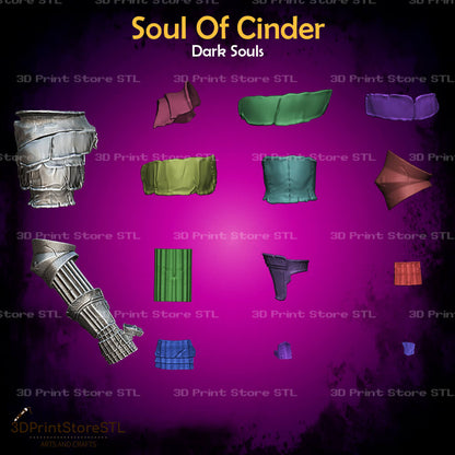 Firelink Set STL File for Dark Souls Cosplay and 3D Print Model 