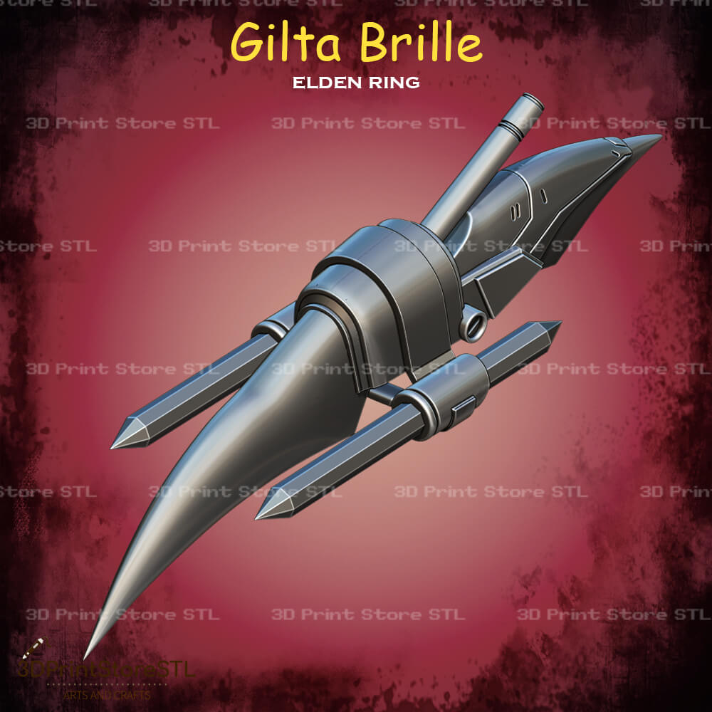 gilta brille stl file for shangri-la frontier cosplay and 3d print model 