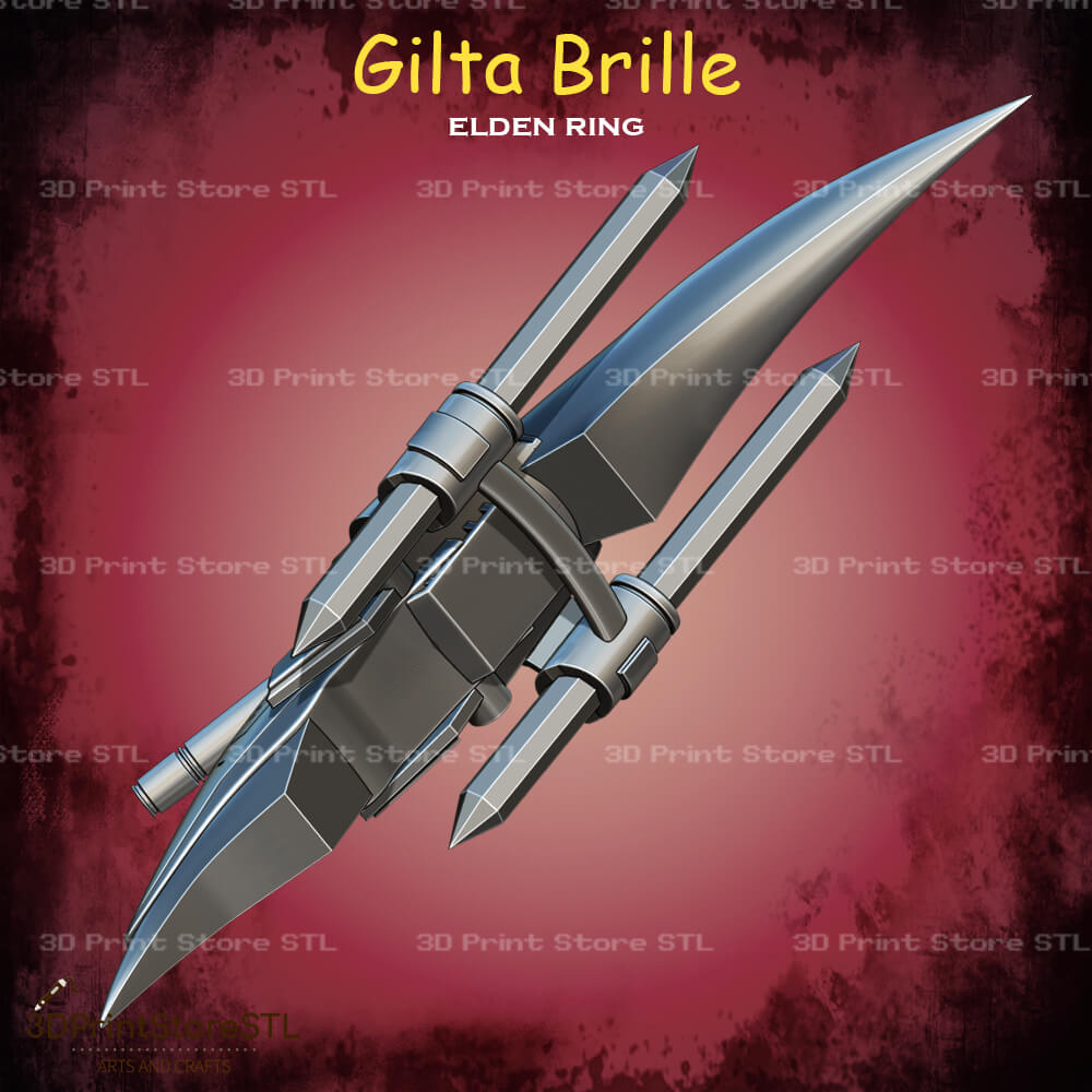 gilta brille stl file for shangri-la frontier cosplay and 3d print model 