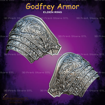 Godfrey Set STL File for Elden Ring Cosplay and 3D Print Model