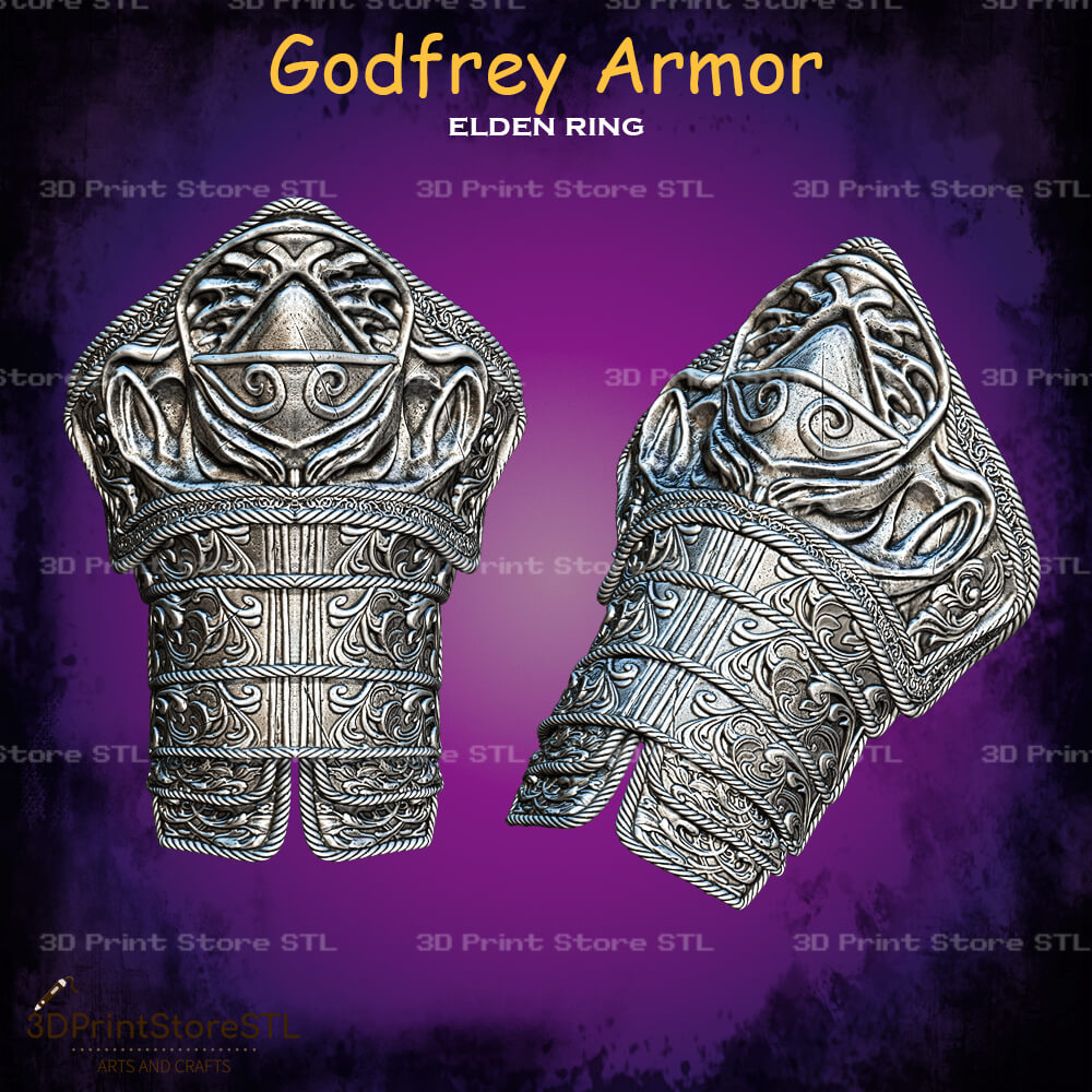 Godfrey Set STL File for Elden Ring Cosplay and 3D Print Model