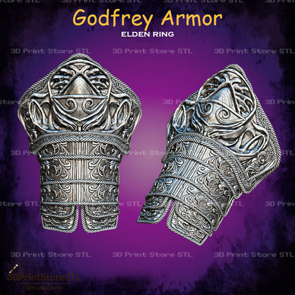 Godfrey Set STL File for Elden Ring Cosplay and 3D Print Model