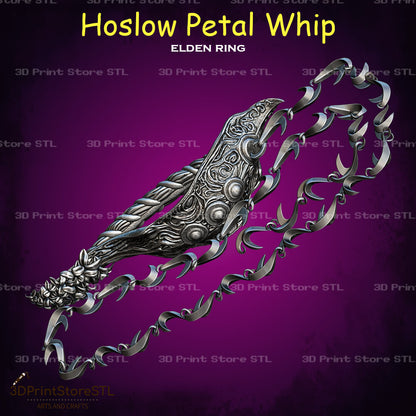 Hoslow Petal Whip STL File for Elden Ring Cosplay and 3D Print Model