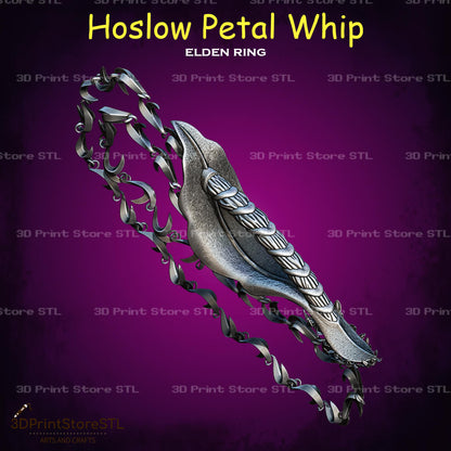 Hoslow Petal Whip STL File for Elden Ring Cosplay and 3D Print Model