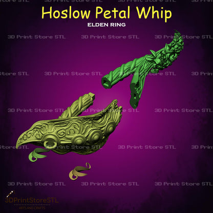 Hoslow Petal Whip STL File for Elden Ring Cosplay and 3D Print Model