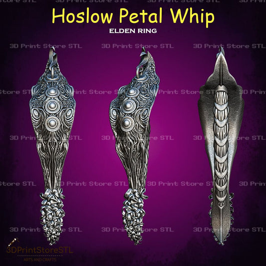 Hoslow Petal Whip STL File for Elden Ring Cosplay and 3D Print Model