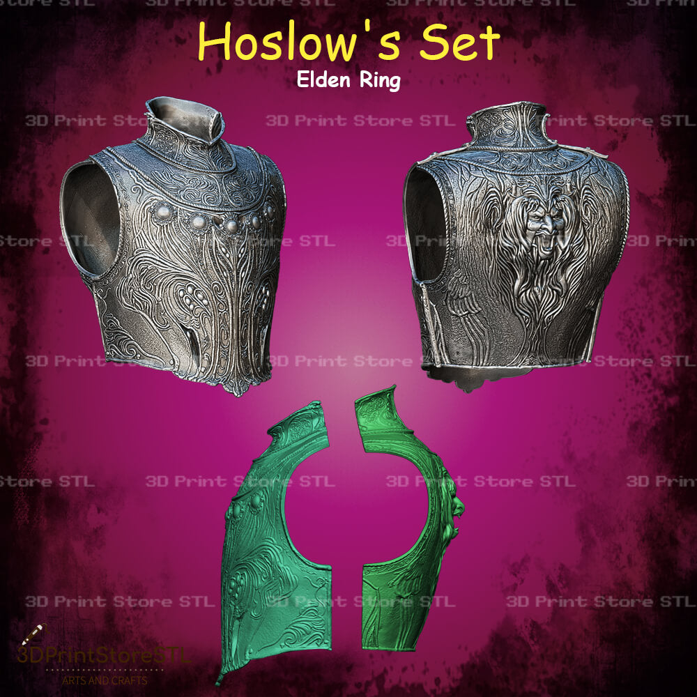 Hoslows Set STL File for Elden Ring Cosplay and 3D Print Model