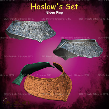 Hoslows Set STL File for Elden Ring Cosplay and 3D Print Model