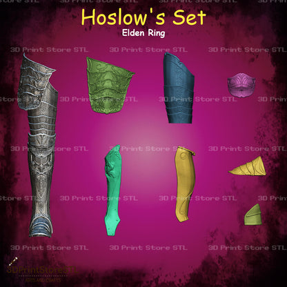 Hoslows Set STL File for Elden Ring Cosplay and 3D Print Model