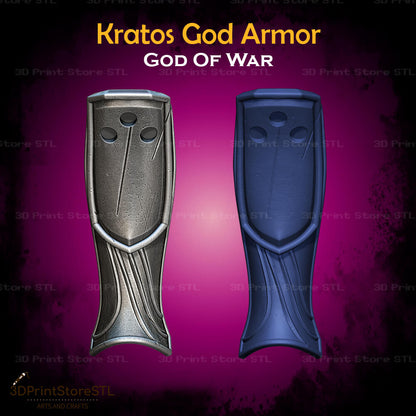 Kratos God Armor STL File for God Of War Cosplay and 3D Print Model