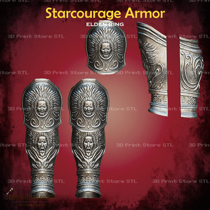 Starscourge Radahn Set STL File for Elden Ring Cosplay and 3D Print Model