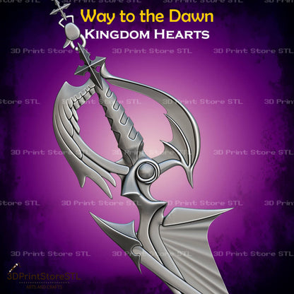 Way to the Dawn STL File for Kingdom Hearts Cosplay and 3D Print Model