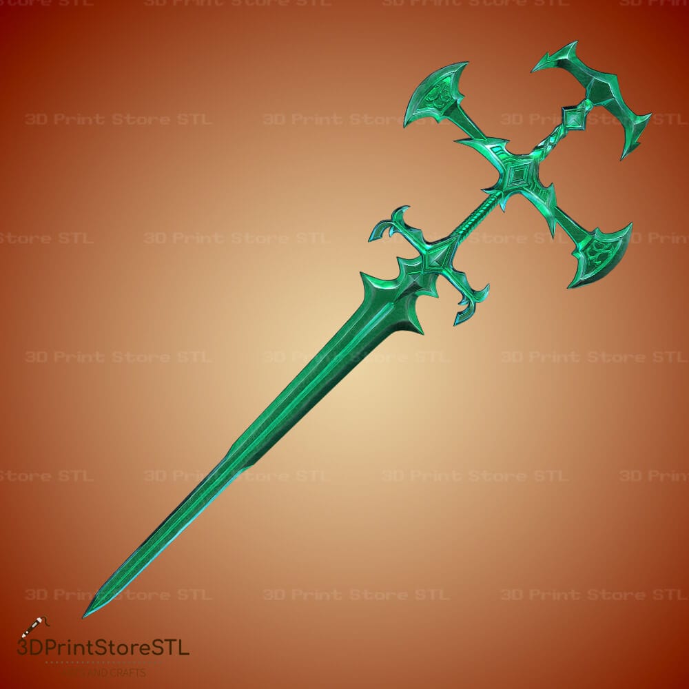 Viego Sword Cosplay League of Legends 3D Print Model STL File 3DPrintStoreSTL