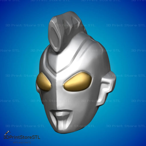Galaxy Ultraman Helmet Cosplay Halloween 3D Print Model STL File 3DPrintStoreSTL