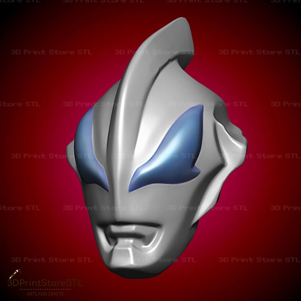 Galaxy Ultraman Helmet Cosplay Halloween 3D Print Model STL File 3DPrintStoreSTL