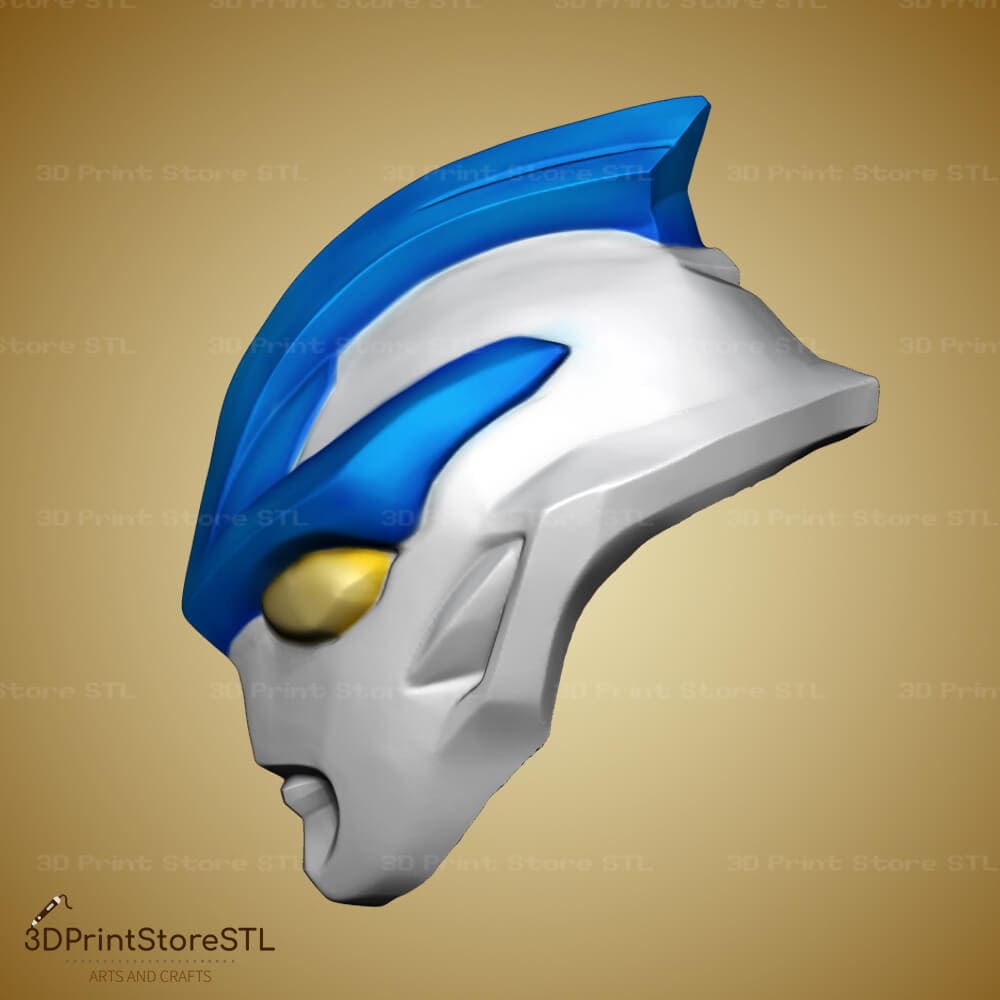 Galaxy Ultraman Helmet Cosplay Halloween 3D Print Model STL File 3DPrintStoreSTL