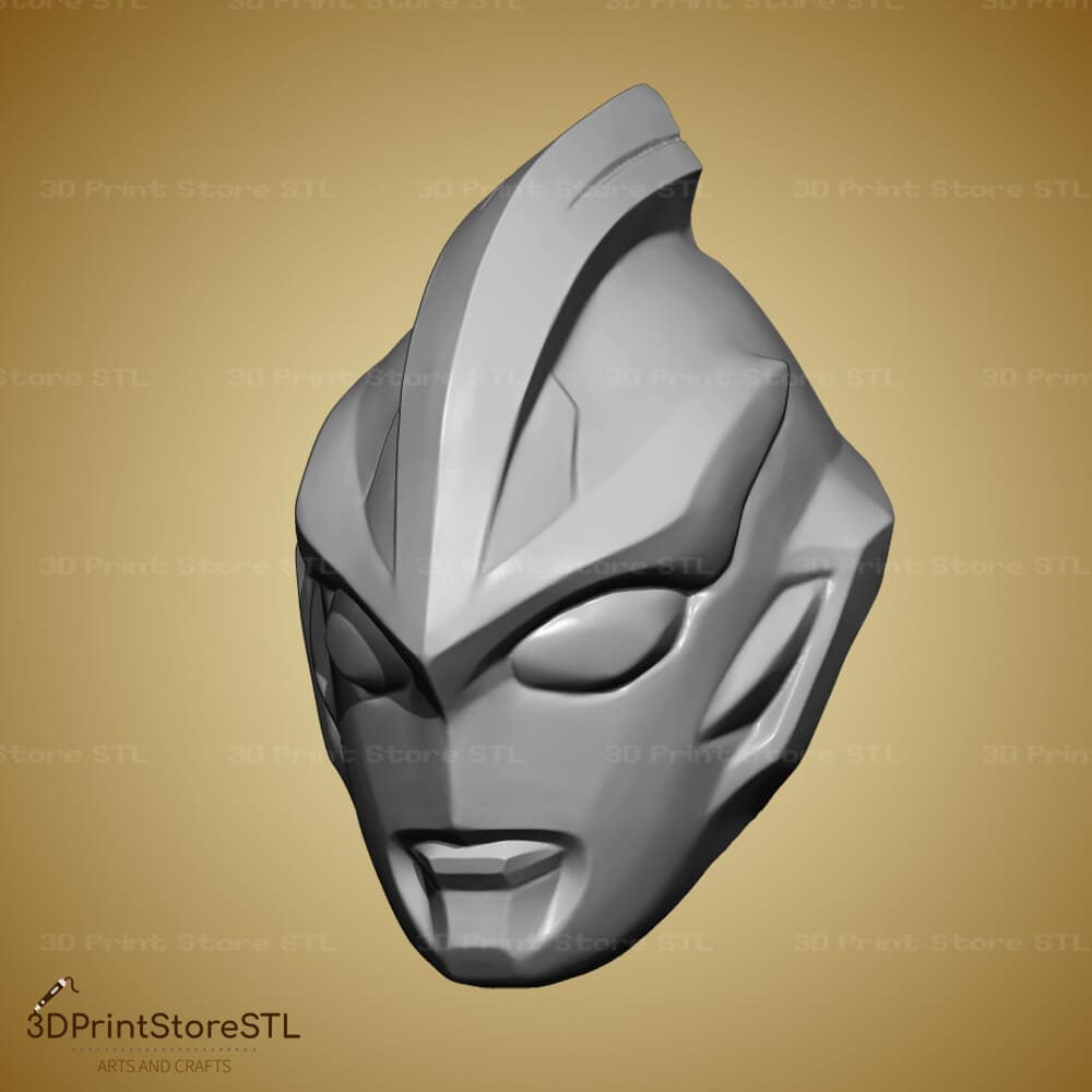 Galaxy Ultraman Helmet Cosplay Halloween 3D Print Model STL File 3DPrintStoreSTL