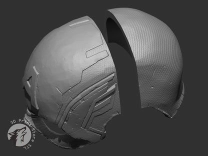 Captain American Helmet - Marvel Comics + Taxes - 3DPrintStoreSTL