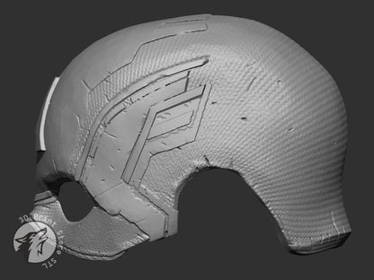 Captain American Helmet - Marvel Comics + Taxes - 3DPrintStoreSTL