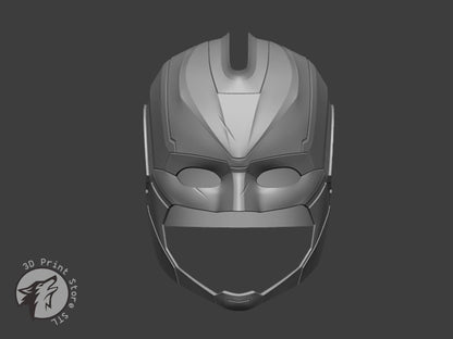 Captain Marvel helmet - Marvel Comics + Taxes - 3DPrintStoreSTL