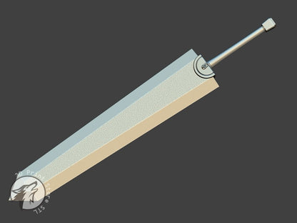 Guts weapon set - Berserk + Taxes - 3DPrintStoreSTL