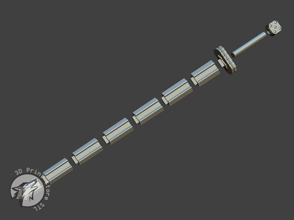 Guts weapon set - Berserk + Taxes - 3DPrintStoreSTL