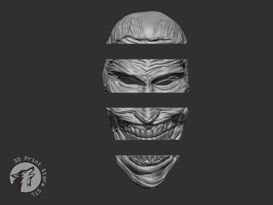 Joker Mask - DC Comics + Taxes - 3DPrintStoreSTL