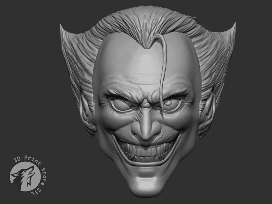Joker Mask - DC Comics + Taxes - 3DPrintStoreSTL