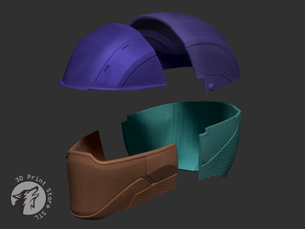 Snake Eyes Helmet + Taxes - 3DPrintStoreSTL