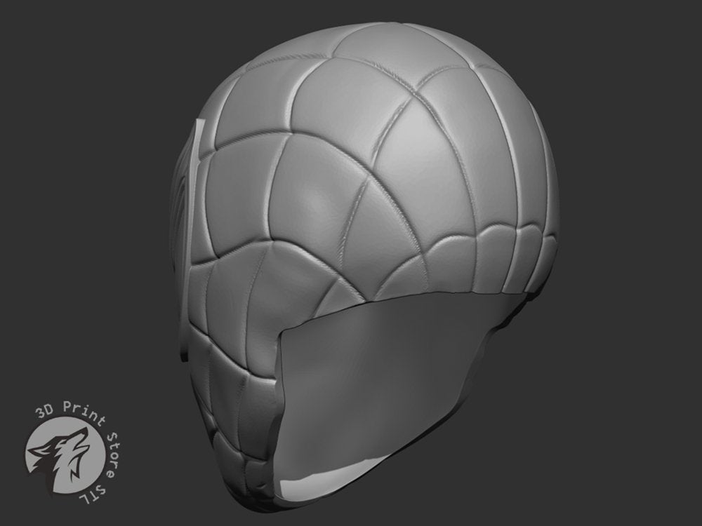 Spiderman Mask - Marvel Comics + Taxes - 3DPrintStoreSTL